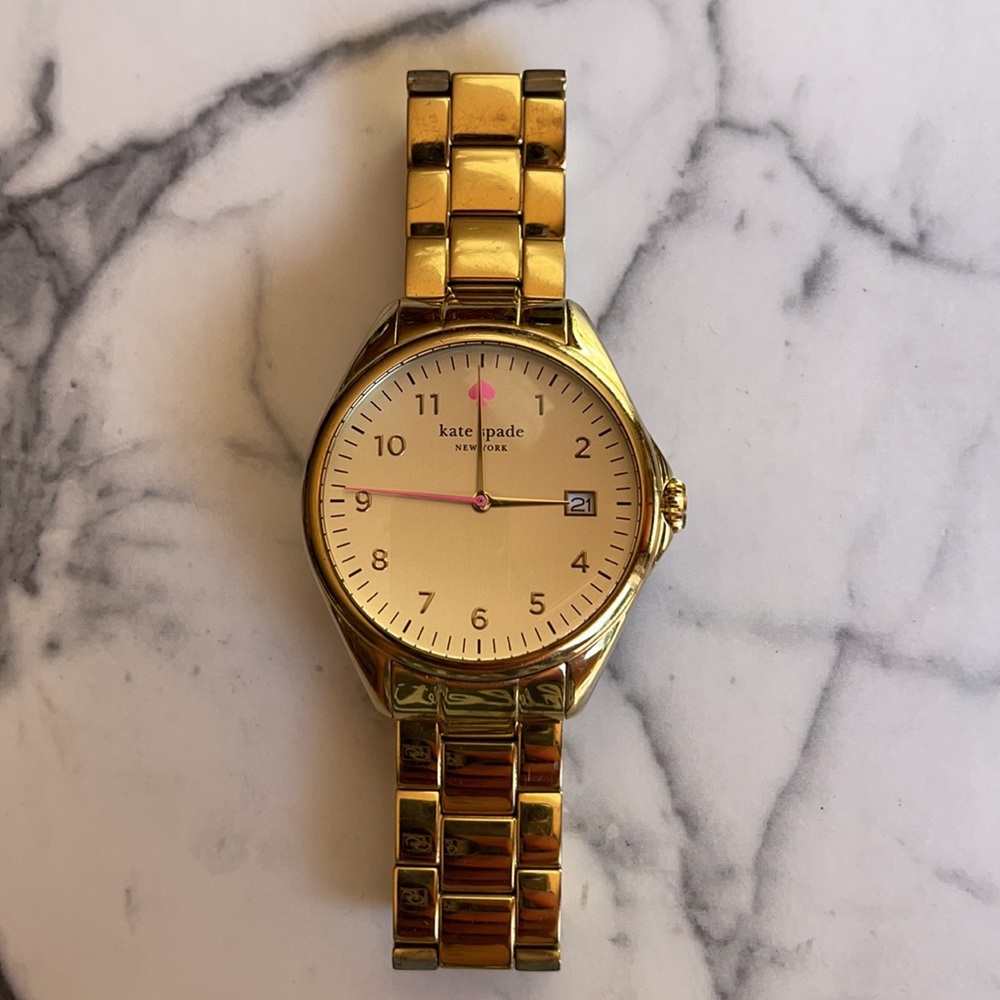 Kate ♠️ Spade - Gold Watch - Picture 4 of 17